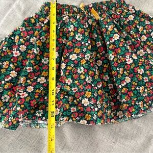 Mini Boden Multicolor Floral Skirt